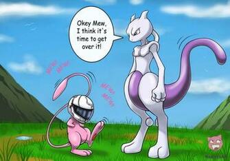 Mew And Mewtwo By Makatako
