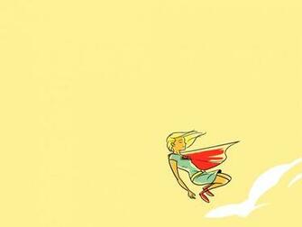 Supergirl Clean Wallpaper Layout