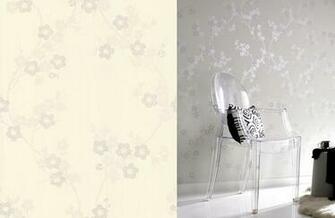 Cherry Blossom White Mica Pattern Wallpaperales Co Uk