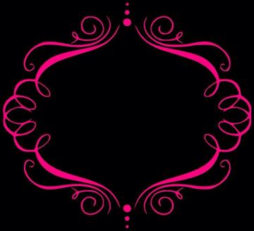 Pink On Black Flourish Paparazzi Jewelry