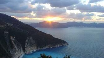 Resized Image Of A Beautiful Ocean Side Beach In Greece