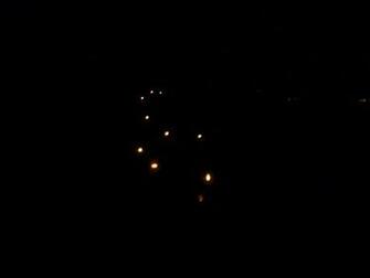 Walking Back To The Square Compass By Lamplight