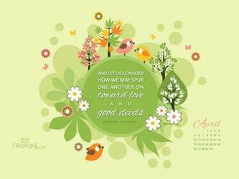 Good Deeds Wallpaper Christian April
