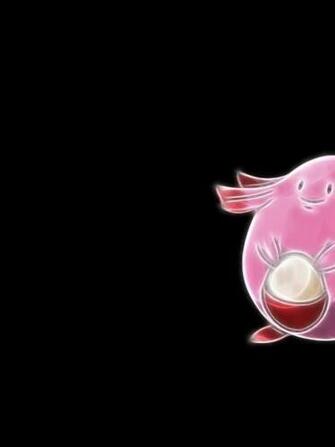 HD Wallpaper Chansey Minimalism Pink Background