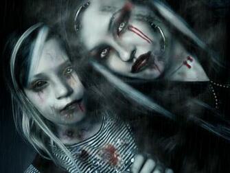 Gothic Girls Wallpaper