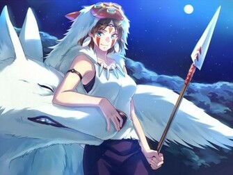 Mononoke Hime San Zoff Daria Wallpaper