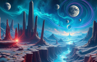 Alien Planet Landscapes Wallpaper