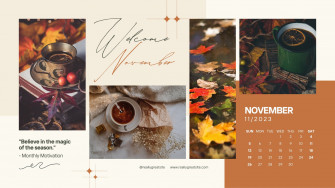 And Customizable November Templates