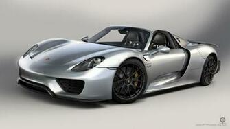Porsche Spyder Widescreen Wallpaper