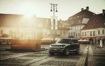 Car Wallpaper Black Range Rover Vogue Tdv8 Automobile Desktop