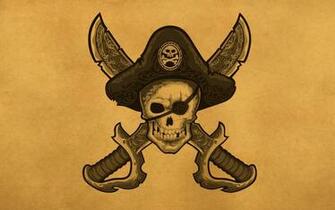 Skulls Pirates Hat Fantasy Skull Pirate Wallpaper