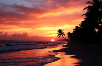Sunset Beaches Wallpaper