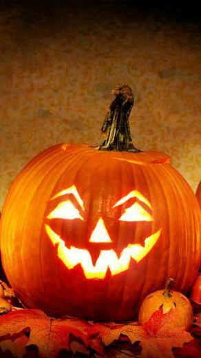 Jack O Lantern Halloween Pumpkin Wallpaper iPhone Android