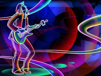 Jazz In Neon Wallpaper