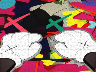 Kaws Art Style Jigsaw Puzzle By Pixels