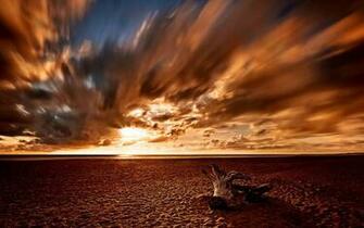 Barren Gobi Desert HD Desktop Wallpaper Landscape