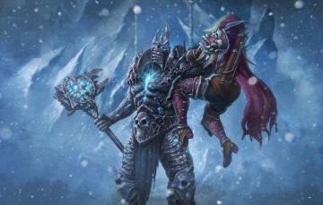Wallpaper Winter Snow Wow Lich King Blizzard Art Paladin