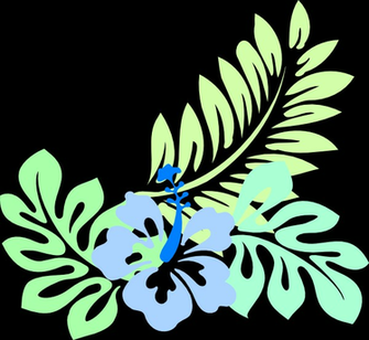 Hawaiian Blue Clip Art At Clker Vector Online Royalty