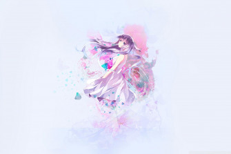 Pastel Purple Anime Girl Wallpaper R Softaesthetic
