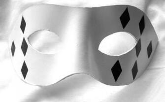 Black And White Harlequin Mask Des Photos De Fond D