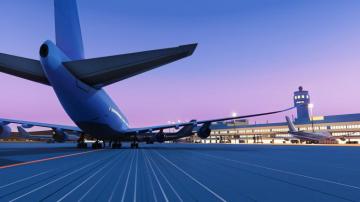 Wallpaper Vehicle Render Passenger Aircraft Runway Artwork