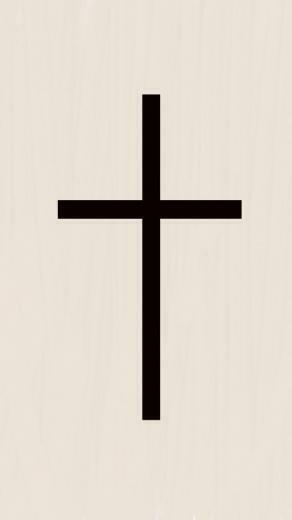 Black Cross iPhone Wallpaper