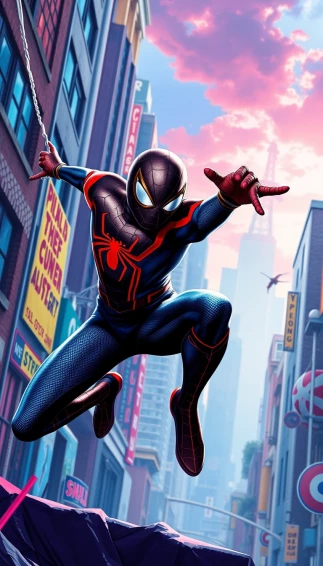 Miles Morales Spider Verse Wallpaper