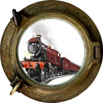 Porthole Hogwarts Express Wall Stickers Mural Art Decal Wallpaper