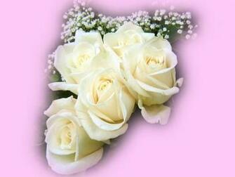 Roses Bouquet Wallpaper Beautiful White