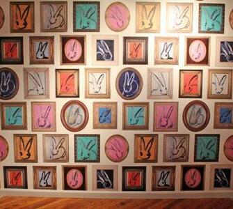 Here Is A Larger Of The Bunnies Wallpaper Installation In