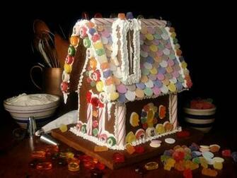 Gingerbread House Wallpaper