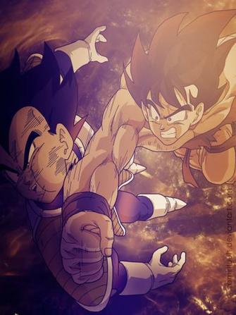 Wallpaper Goku Vs Vegeta By Ramirituuh