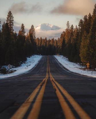 Active Norcal On X The Winter Road To Lassen Peak Via