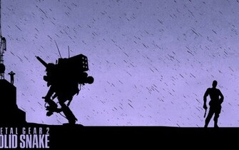Silhouettes Solid Snake Konami Manipulations Wallpaper