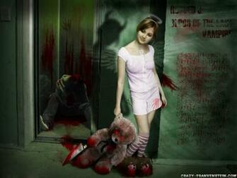 Wallpaper Evil Teddy Bear