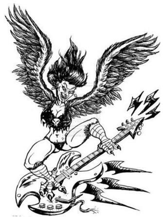 Heavy Metal Horns Harpy Ii By
