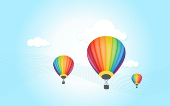Hot Air Balloon Background Labs