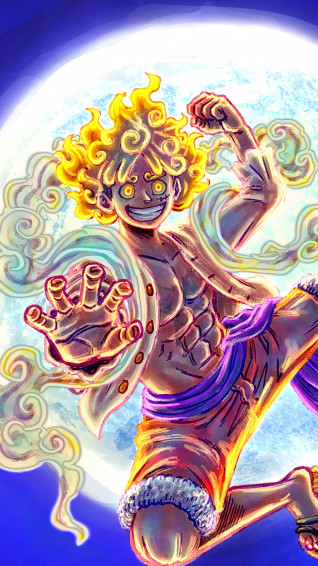 Luffy Sun God Nika One Piece 4k Wallpaper iPhone HD Phone 4061g