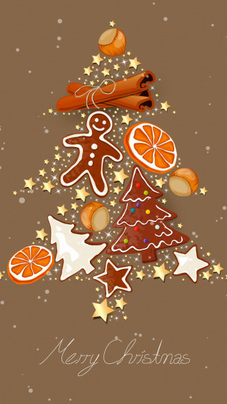 Merry Christmas iPhone Wallpaper