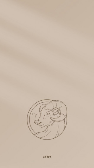 Aries Aesthetic Astrology Wallpaper For Phone iPhone And Android