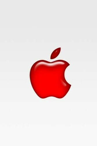 iPhone Red Apple Wallpaper