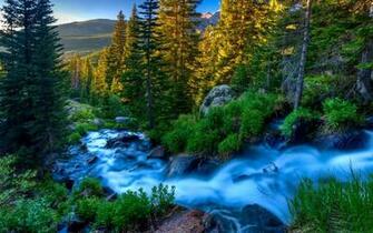 Mountain River Wallpaper