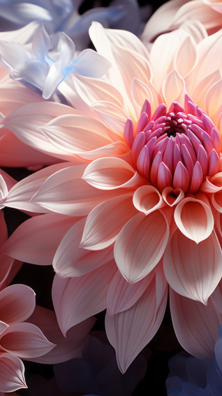 Wallpaper iPhone Abstract Flowers Ios Os