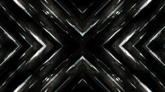 Desktop Wallpaper Fractal Dark Glowing Lines Abstract 4k HD
