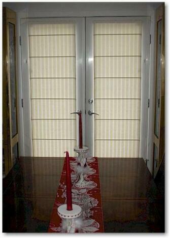 Window Treatments For French Doors Grasscloth Wallpaper
