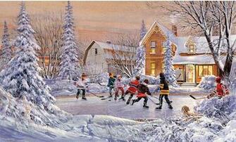 Pond Hockey Wall Mural C924 Sticker Outlet