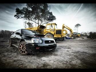 Black Subaru Sti Desktop Pc And Mac Wallpaper