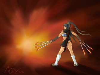 Homura Senran Kagura By Allechse