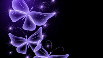 Neon Butterfly Background