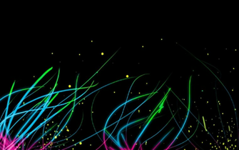 Little Android Neon Lights Wallpaper HD